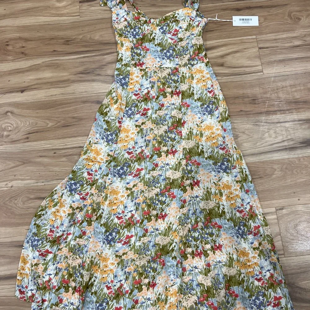Reformation Nadira Dress in Countryside | New - Picture 8 of 11